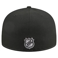 Men's New Era White/Black Los Angeles Kings Repeat Two-Tone 59FIFTY Fitted Hat
