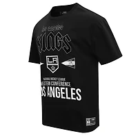 T-shirt noir Pro Standard pour hommes des Kings de Los Angeles City Tour