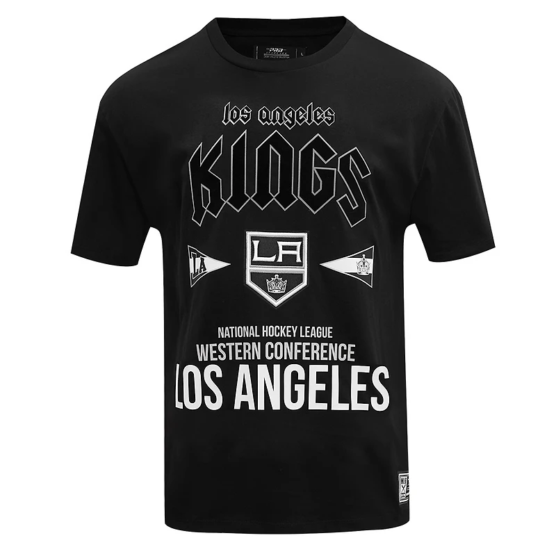 T-shirt noir Pro Standard pour hommes des Kings de Los Angeles City Tour