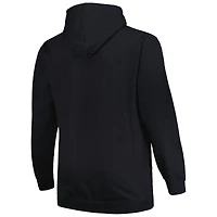 Sweat à capuche noir pour hommes des Kings de Los Angeles Big & Tall Arch Over Logo