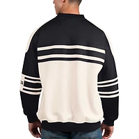 Sweat-shirt à col rond en polaire Starter White Los Angeles Kings Defense pour hommes