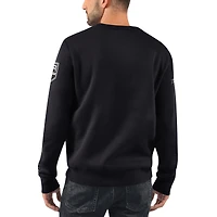 Men's Starter x NHL Black Ice Los Angeles Kings Cross Check Pullover Sweatshirt