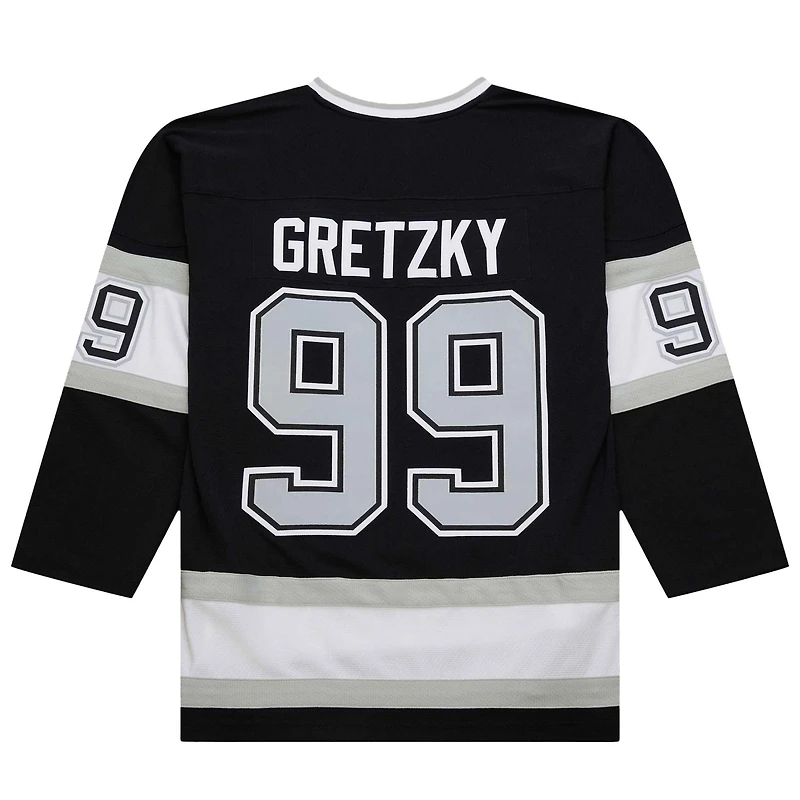 Maillot de jeu puissance Wayne Gretzky pour homme, noir, Los Angeles Kings 1992-93