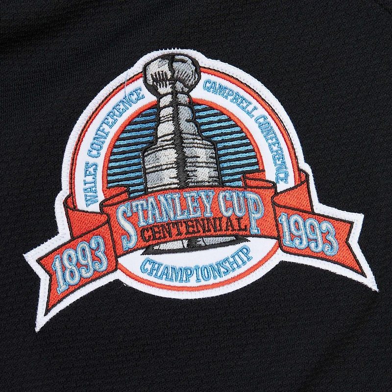Maillot de jeu puissance Wayne Gretzky pour homme, noir, Los Angeles Kings 1992-93