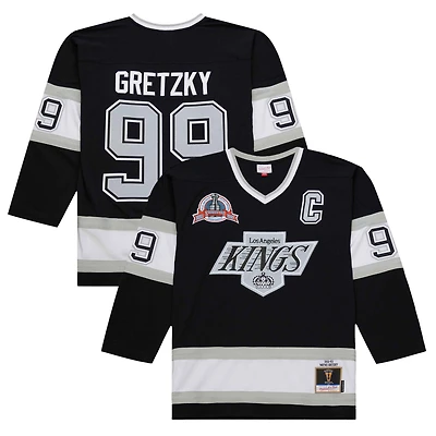Maillot de jeu puissance Wayne Gretzky pour homme, noir, Los Angeles Kings 1992-93