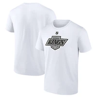 T-shirt blanc pour homme avec logo alternatif des Kings de Los Angeles
