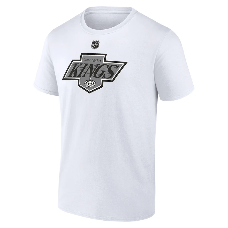 T-shirt blanc pour homme avec logo alternatif des Kings de Los Angeles