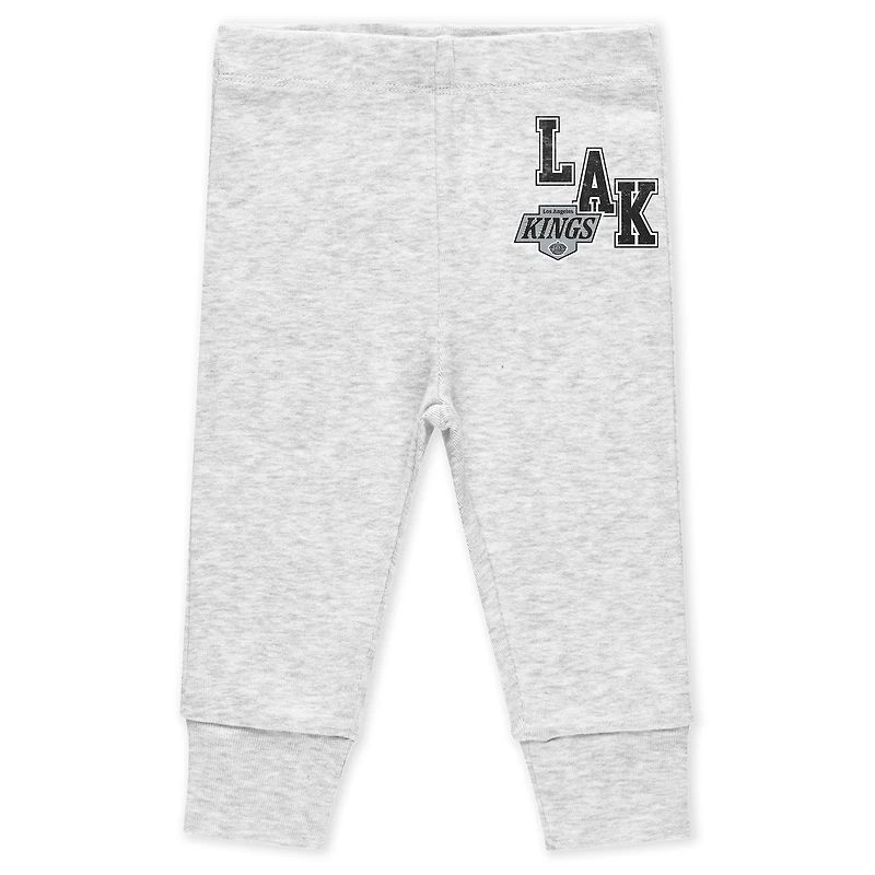 Vêtements pour nouveau-nés et nourrissons par Erin Andrews Ensemble 3 pièces body pantalon Turn Me Around des Los Angeles Kings