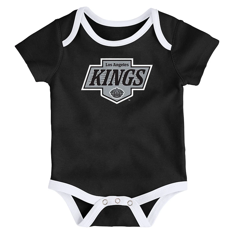 Ensemble de trois bodies pour nouveau-né des Los Angeles Kings Loyal Buddies