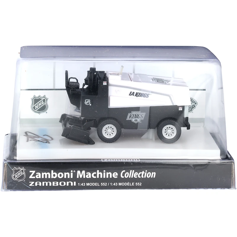 Quinton Byfield Los Angeles Kings Autographed 1:43 Scale Die-Cast Zamboni