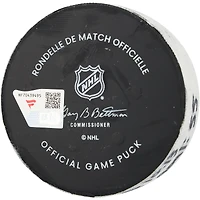 Quinton Byfield Los Angeles Kings Game-Used Goal Puck from March 22, 2026 vs. Utah Mammoth