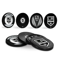 The Sports Vault Los Angeles Kings Ensemble de quatre dessous de verre en forme de rondelle
