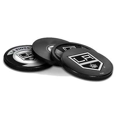 The Sports Vault Los Angeles Kings Four-Piece Puck Coaster Set