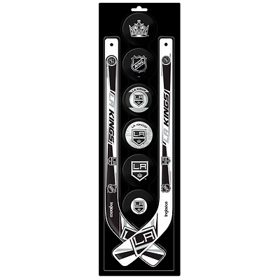 The Sports Vault Los Angeles Kings Mini bâton de hockey et rondelle en mousse huit pièces