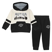 Toddler Outerstuff Black Los Angeles Kings Chants and Cheers Fleece Hoodie Pants Set