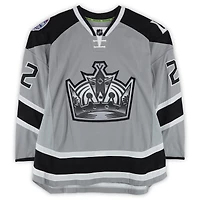 Trevor Lewis Los Angeles Kings Practice-Used #22 Silver Reebok Jersey vs. Anaheim Ducks on January 25, 2014 - NHL Stadium Series - Worn During Warm-Ups