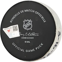 Trevor Moore Los Angeles Kings Game-Used Goal Puck from March 16, 2026 vs. New York Rangers