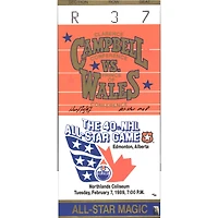 Wayne Gretzky Los Angeles Kings Framed Autographed 1989 All Star Game Mega Ticket with "All-Star MVP" Inscription - Limited Edition of 99 - Upper Deck