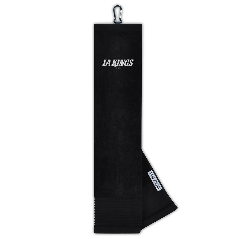 Serviette de golf brodée WinCraft Los Angeles Kings 16" x 25" (face/club) à trois volets