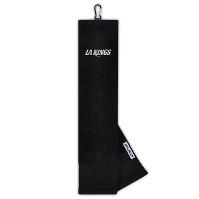 Serviette de golf brodée WinCraft Los Angeles Kings 16" x 25" (face/club) à trois volets