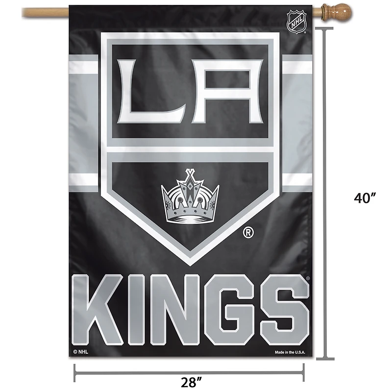 WinCraft Los Angeles Kings 28" x 40" bannière verticale recto avec mot-symbole