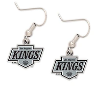 Boucles d'oreilles pendantes WinCraft avec logo des Kings de Los Angeles