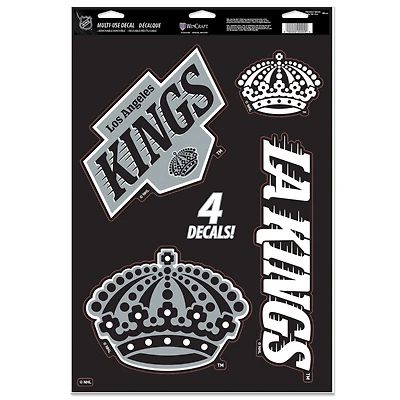 Feuille de décalcomanies multi-usages WinCraft Los Angeles Kings Primary 11'' x 17