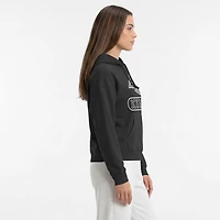 Women's Champion  Black Los Angeles Kings Arched Pill Box Hoodie