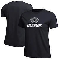 Women's Champion  Black Los Angeles Kings Wordmark Lockup T-Shirt