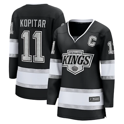Maillot de match domicile noir des Los Angeles Kings, Anze Kopitar, Fanatics pour femmes