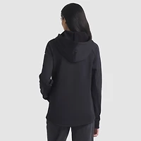 Sweat à capuche zippé intégral Fanatics Black Authentic Pro Rink des Los Angeles Kings pour femme