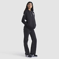 Sweat à capuche zippé intégral Fanatics Black Authentic Pro Rink des Los Angeles Kings pour femme