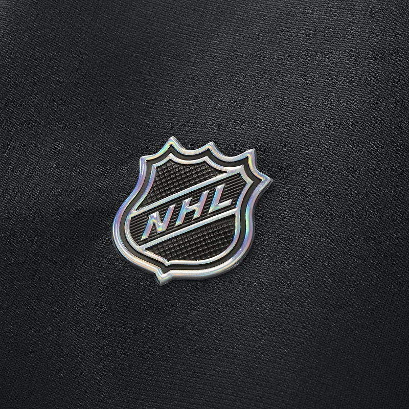 Women's Fanatics Black Los Angeles Kings Authentic Pro Rink Raglan Full-Zip Hoodie