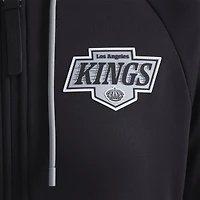 Sweat à capuche zippé intégral Fanatics Black Authentic Pro Rink des Los Angeles Kings pour femme