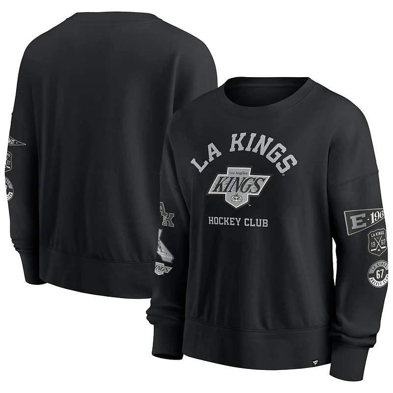 Sweat-shirt à capuche noir Los Angeles Kings Go Team Fanatics pour femme
