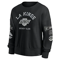 Sweat-shirt à capuche noir Los Angeles Kings Go Team Fanatics pour femme