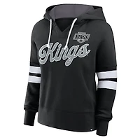 Women's Fanatics Black Los Angeles Kings Oversized Seize Pullover Hoodie
