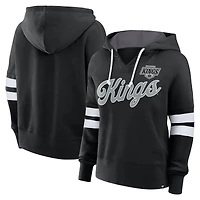 Women's Fanatics Black Los Angeles Kings Oversized Seize Pullover Hoodie