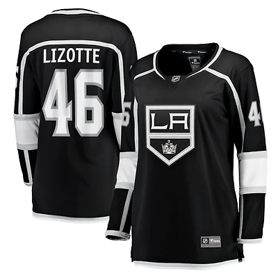Maillot de joueur échappé à domicile des Kings Los Angeles noir Blake Lizotte Fanatics pour femmes
