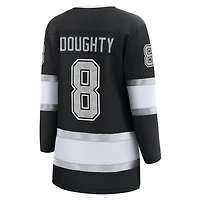 Fanatics pour femmes Drew Doughty noir Los Angeles Kings Captain Patch Home Breakaway Player Maillot
