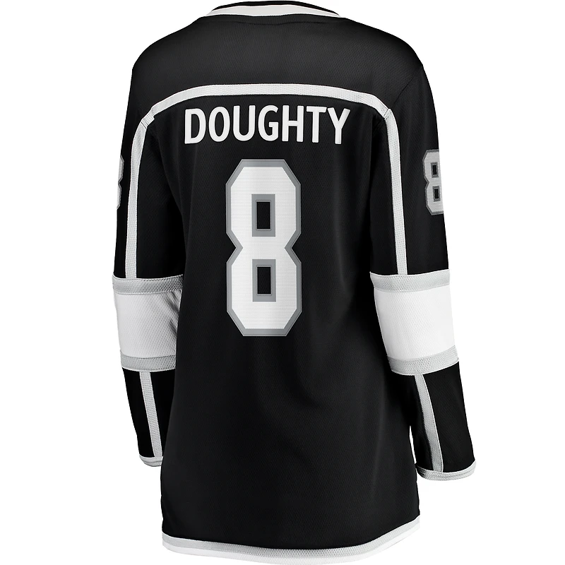Fanatics Drew Doughty pour femmes, maillot de joueur échappé à domicile des Kings Los Angeles, noir