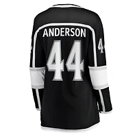 Women's Fanatics Mikey Anderson Black Los Angeles Kings Home Breakaway Player Jersey