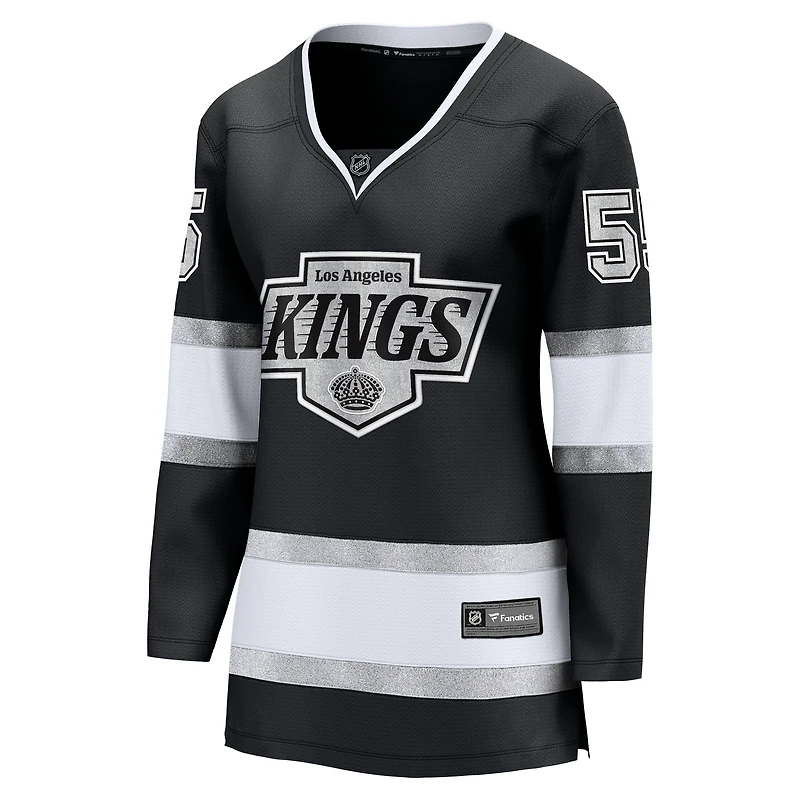 Maillot domicile noir Breakaway Quinton Byfield des Kings de Los Angeles pour femmes (Fanatics)
