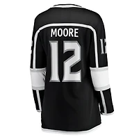 Maillot de joueur échappé à domicile Fanatics Trevor Moore noir des Kings Los Angeles pour femmes