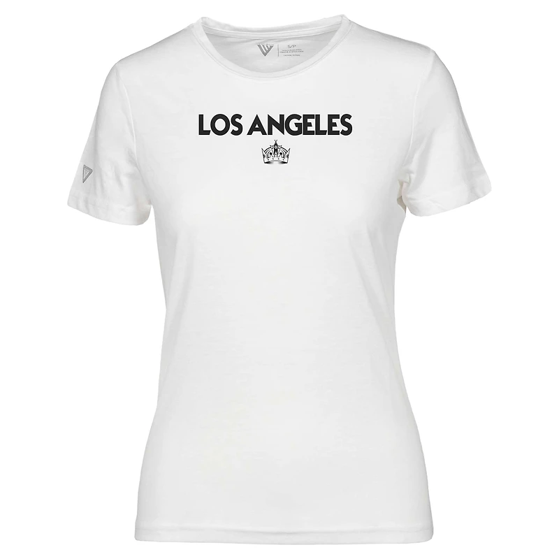 T-shirt capsule Maddox City blanc Los Angeles Kings pour femme Levelwear