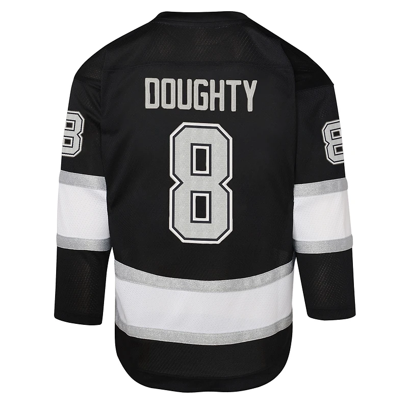 Maillot de joueur réplique à domicile noir Drew Doughty des Los Angeles Kings pour jeunes Outerstuff