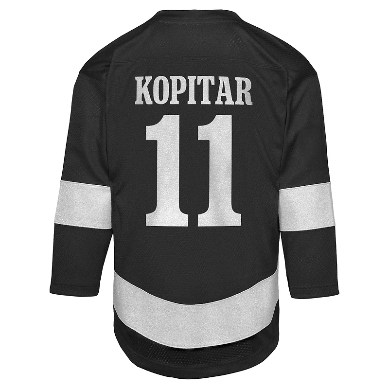 Maillot réplique alternatif noir Anze Kopitar des Los Angeles Kings pour jeunes