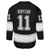 Maillot de joueur réplique noir des Los Angeles Kings pour jeunes Anze Kopitar