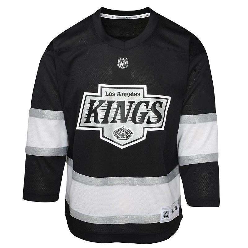 Youth Black Los Angeles Kings Home Replica Jersey