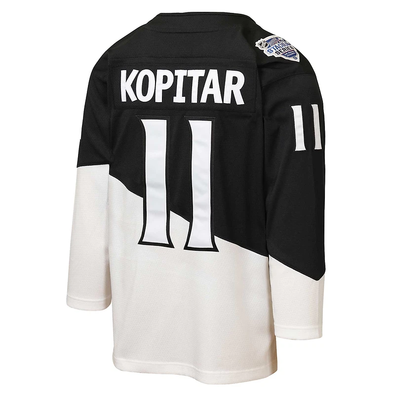 Youth Mitchell & Ness Anze Kopitar Black/White Los Angeles Kings 2020 Stadium Series Power Play Jersey